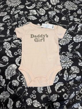 Carter's Daddy's Girl Striped Onesie